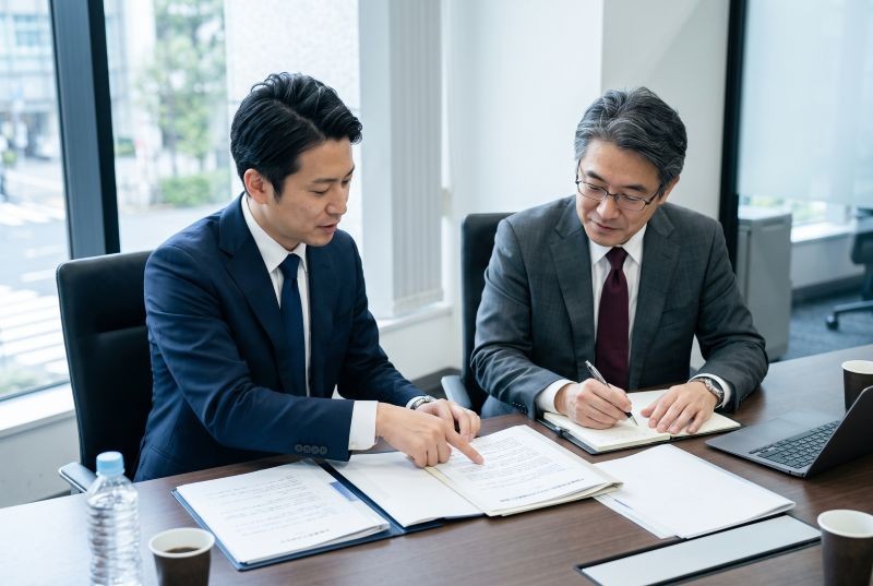提携の司法書士・税理士と連携して相続した戸建ての売却の段取りを整理する様子